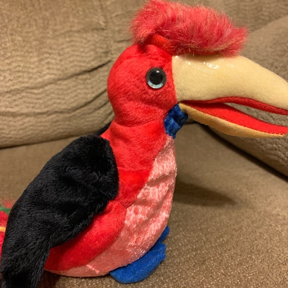 TY “Frills” the Hornbill Bird. - Picture 4 of 5